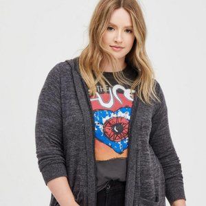 Torrid Super Soft Plush Cardigan Open Front 0